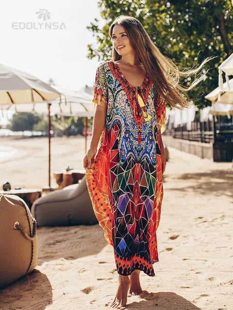 Printed summer dress