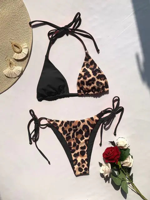 2024 Ellolace Luipaard 2-Delig Bikini Set