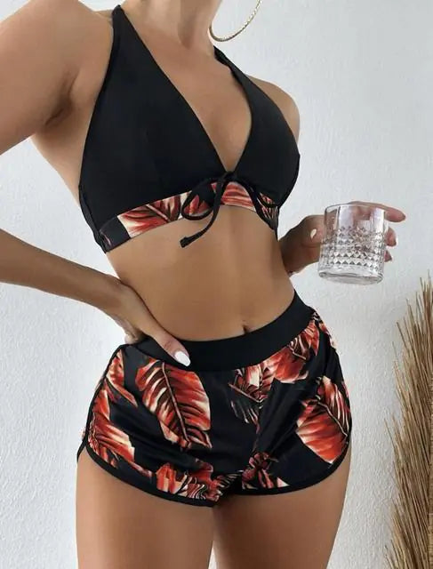 Zwemkleding met hoge taille Bikiniset