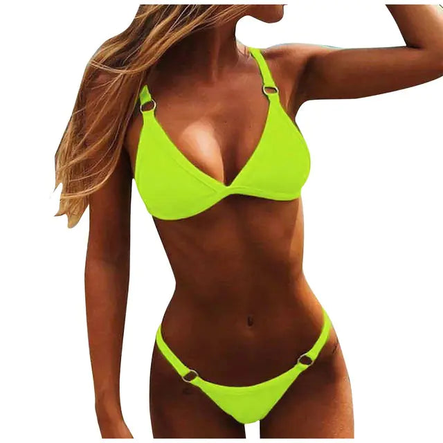 Bikini met hoge taille