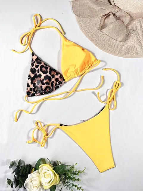 2024 Ellolace Luipaard 2-Delig Bikini Set