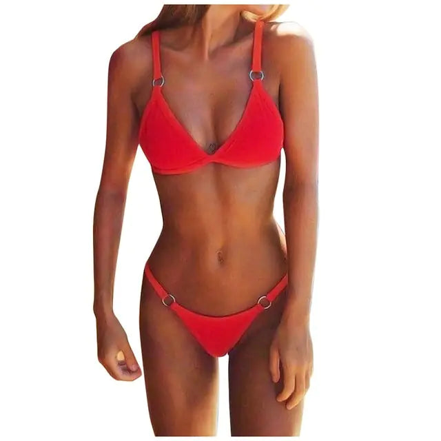 Bikini met hoge taille